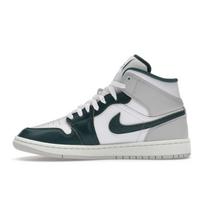 Air Jordan 1 Mid SE Oxidized Green Unisex Sneakers White Sail Neutral-Grey FQ7720-103 EU 44 pilka/žalia