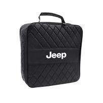 Jeep automobiliui Įkrovimo pistoletas Odinis krepšys Sandėliavimo dėžutė Automobilio priedai Jeep Grand Cherokee Wrangler JK Gladiator Compass Rene