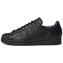 adidas Superstar Allover Debossed Trefoils - Black Men Sneakers Core-Black Carbon GY0026 46
