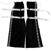 Women's Punk Thigh High Leg Sleeves with Buckled Strap Over Knee Leg Warmers for Music Festivals and Street Photography 1