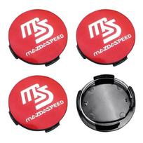 4 vnt. Ratlankio centrinio dangtelio logotipas Stebulės dangtelis Ženklelis Emblema Ilga koja 18MM 56MM ID53MM Nauji modeliai Skirta Mazda 3 Atenza Axela CX3 CX4 CX5 CX7 juoda