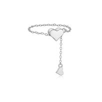 ANDYWEN 925 Silver Transformer Adjustable Chain Heart Pendant Charm Necklace Drop Choker Resizable Women Luxury Jewekry