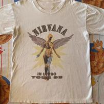 Vintažiniai Nirvana In Utero Tour 93 marškinėliai Suaugusiųjų dydis S–5XL DO405 Unisex T-shirt XXXL