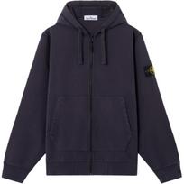 Stone Island Badge Zip Hoodie Men Hoodies K2S156100061S0051-V0026 M