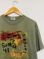 Sum 41 Grupė Chuck Albumas Žali Marškinėliai Pilno Dydžio S-5XL Unisex Marškinėliai XXL