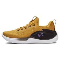 Under Armour Flow Dynamic Gilded Yellow Vyriški sportbačiai Juodi Retro-Violetiniai 3026106-700 42.5
