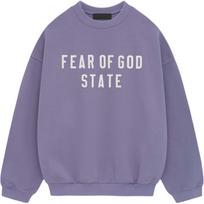 Fear of God Essentials Stores Vilnos Džemperis su apvalia apykakle Levandų spalvos Vyriški Viršutiniai Drabužiai Violetinė 192BT246237F M