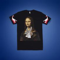 Westside Gunn x Vigil Mona Lisa  Ir Tada Tu Meldies Už Mane  Marškinėliai Nauji S-5X Unisex Marškinėliai S