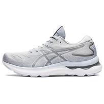 Asics Gel-Nimbus 24 Patogūs žemi maratono bėgimo bateliai moterims, spalva Rūko pilka 1012B201-021 37