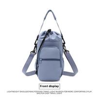 Water Bottle Holder With Strap, Insulation Water Bottle Carrier Bag Water Bottle Sling Bag mėlyna