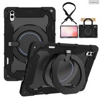 For Samsung Tab S11 11 Inch SM-X730 X736 S11 Ultra 14.6  X930 Pull Ring Stand Shoulder Strap Tablet Case Shockproof Rugged Funda Tab S11 (11 inch) tamsiai mėlyna spalva