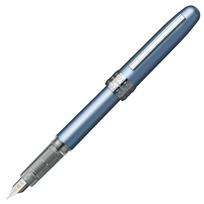 Platinum Plaisir Fountain Fine Frosty Pen, Nib, Blue, PGB-1000B#57-2