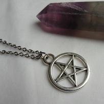 Gothic Pentagram Necklace Pagan Witchcraft Spell Jewelry Satan Star Witch Boho Style