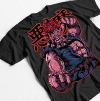 Akuma Gouki T-shirt, Karate Tee, Street Fighter Shirt, Video Game Graphic Tee, XL