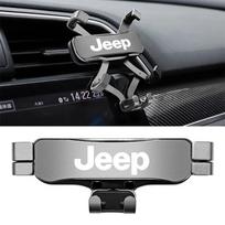 Skirta Jeep ABS Gravitacinis automobilio telefono laikiklis Oro ventiliacijos angos GPS stovas Priedai Skirta Jeep Grand Cherokee Wrangler JK Gladiator Compass Re