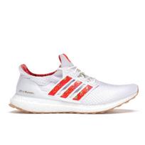 Adidas Ultraboost 5.0 Dna Debesėlio Baltumo Saulės Raudonumo Aukso Metalo Unisex GW7659 EU 39 balta