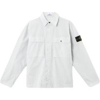 Stone Island Logo Pocket Long Sleeve Shirt Men shirts Sky-Blue K1S151200015S0003V0041 XL