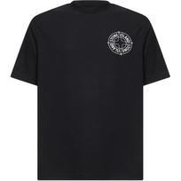 Stone Island Banguotas apvalios apykaklės trumpomis rankovėmis T-shirt su emblema Vyriški Viršutiniai drabužiai L1S152100001S0284-V0029 S