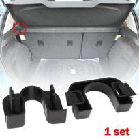 Lentynėlės spaustukai Ford Fiesta MK7 2008-2017 galinei bagažinei dangčiui ir krovinių lentynai tvirtinti Pasukamas laikiklis 2007 2008 2009