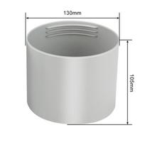 Lankstus ortakio prailginimo vamzdis 130/150mm išmetimo žarnos jungtis mobiliajam oro kondicionieriui 150mm