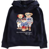 Polo Ralph Lauren Hoody su meškiuku ir raidžių logotipu, ilgomis rankovėmis, vaikams, tamsiai mėlynos spalvos 323953042-001 XL