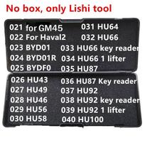021-040 No Box Lishi 2 In 1 2in1 Tool BYD01 BYD01R BYDF0 HU43 HU49 HU46 HU56 HU58 HU64 HU66 HU87 HU92 HU100 for GM45 Haval2 BYD01