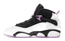 Jordan 6 Rings Mid White Light Purple - 323419-150 36