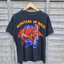 Vintažiniai 90-ųjų Monsters Of Rock Grupės Marškinėliai ACDC, Metallica, Motley Crue Vyriški Unisex Marškinėliai XXL