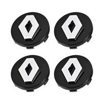 Skirta Renault 2026 Nauji ratlankių dangteliai 4 vnt. 57 mm 60 mm Automobilio rato centrinio dangtelio emblemos lipdukai Renault Modus Twingo Master Traffic Vi