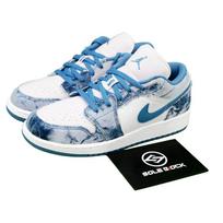 Jordan 1 Low skalbto džinso - DM8947-100 36.5