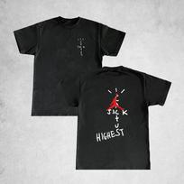 Travis Scott „Aukščiausias kambaryje“ marškinėliai, Travis Scott prekių unisex marškinėliai L