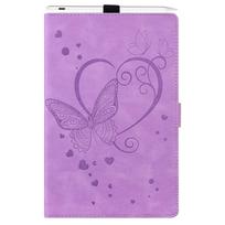Dėklas Samsung Galaxy Tab S10 FE 10,9 colio 2025 SM-X520 SM-X526B, 3D drugelio TPU galinis planšetinio kompiuterio dangtelis, skirtas Galaxy S7 S8 S9 11 colių S7 11inch raudona