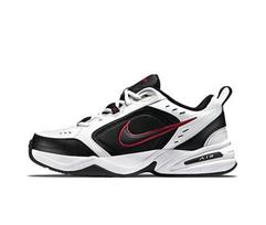Nike Air Monarch IV Balti Juodi-Varsity Raudoni Laisvalaikio batai 415445-101 Unisex Dydis EU 35.5 juoda