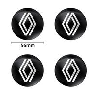 Ratlankių gaubteliai 4 vnt. 56 mm 60 mm 65 mm Automobilio ratlankio centrinis gaubtelis, ratlankio apdaila, emblemos lipdukai Renault koleos duster megane 2 logan clio Ac