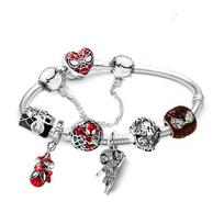 Disney Anime Žvaigždžių Karai Pakabukai Apyrankės Moterims Pasidaryk pats Galutinis Ginklas Darth Vader BB-8 C-3PO Chewbacca Yoda Karoliukai Papuošalų Gamybai 16cm