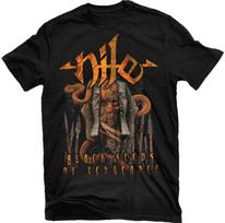 Vtg Nile - Black Seeds Of Vengeance Cotton Black Full Size Unisex Shirt BL107 Unisex T-Shirt M