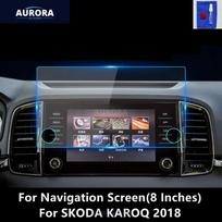For SKODA KAROQ 18-22 Navigation Screen Transparent TPU Protective Film Anti-scratch Repair Film Accessorie Refit For Navigation 18B