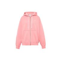 Nike Solo Swoosh Fleece-Lined Zip Hoodie With Drawstring Men Hoodie Stardust-Red DR0404-618 XL