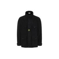 Stone Island Medvilninė Cordura® Keturių kišenių Stovimos apykaklės Striukė Vyriškos striukės Juoda 41921-V0029 S