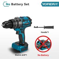 YOFIDRA 900 Nm 13 mm belaidis elektrinis smūginis suktuvas 20+3 sukimo momentai belaidis suktuvas-atsuktuvas elektrinis įrankis Makita 18V baterijai su kaiščiu Without Battery