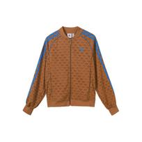 Adidas Originals Adicolor 70s Vintage Dryžuotas Logotipas Beisbolo Striukė Moteriški Viršutiniai Drabužiai Ruda IK7873 M