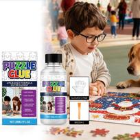 Dėlionės klijai skaidrūs klijai, rankinis dėlionės formavimas, studentų „pasidaryk pats“ dėlionės fiksavimo įrankis, negelstantys, 30 ml One Size balta