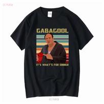 Gabagool Tai Ką Valgysime Vakarienei Senovinis Retro Marškinėliai The Sopranos Tony Soprano Kino Citatų vintage Išplautas Minkštas S