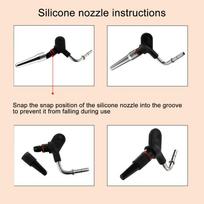 Milk Foam Spout Coffee Machine Steam Nozzle 1 Hole Milk Frother Wand Attachment  Espresso Machine