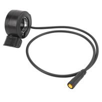 Atsparus vandeniui jungiklis elektrinio dviračio droseliui BAFANG BBSHD/BBS01/BBS02 E-dviratinio priedams juoda