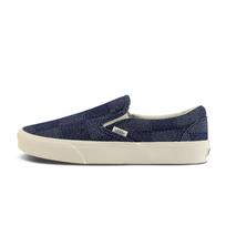 Vans Classic Slip-On Checkerboard Denim - Navy Unisex Sneakers Blue Denim-Check-Navy VN0A2Z41NVY 40