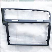 OME VW Golf 7 7.5 CD MIB 8 colių 9.2 colių radijo plokštės Dekoratyvinis rėmelis Pianino juoda / pilka 8 inch black