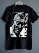 VTG Howlin' Wolf artwork BLACK T-shirt UNISEX All sizes S to 45Xl XZ948 Unisex T-Shirt L