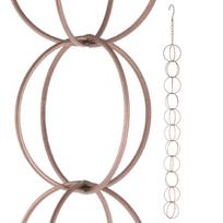 Rain Chains For Gutters Unique Wind Chimes Rain Chain Cups Divert Water And Home Display Unique Downspout Extension House And mėlyna