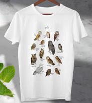 26 Pelėdos Paukščiai Gamta Marškinėliai Vintažinė Išvaizda Paukščių Mėgėjui Unisex Vyriškas Moteriškas Viršus Unisex Marškinėliai XXXL